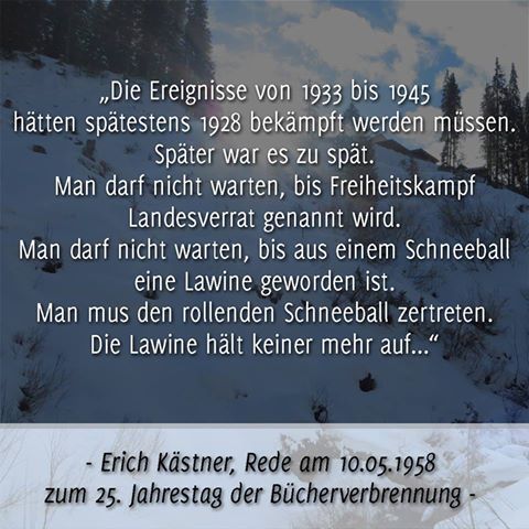 Lawine! Dein Name sei AfD!